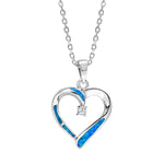 Opal Heart Pendant Pendant Island by Koa Nani 
