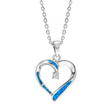 Opal Heart Pendant Pendant Island by Koa Nani 