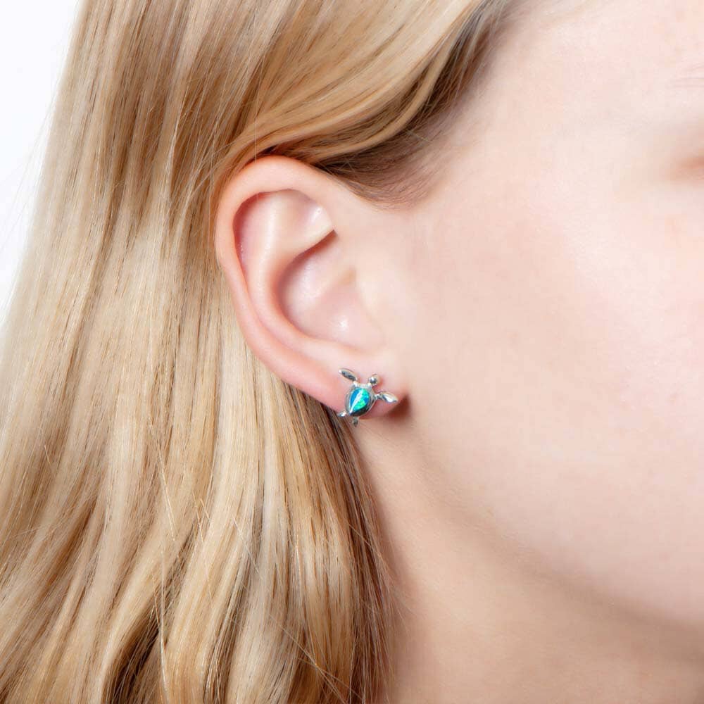 Opal Hilo Honu Earrings Earrings Island by Koa Nani 