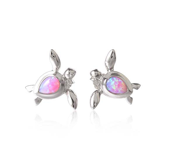 Opal Hilo Honu Earrings Earrings Island by Koa Nani 