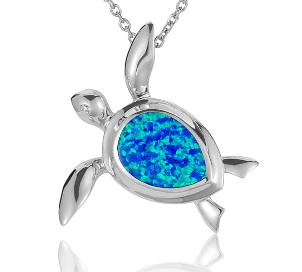 Opal Hilo Honu Pendant Pendant Island by Koa Nani Large 