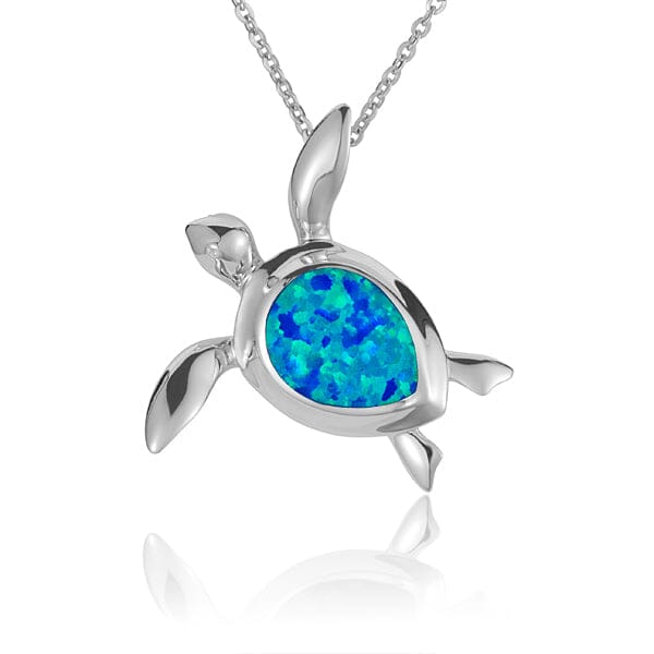 Opal Hilo Honu Pendant Pendant Island by Koa Nani Small 