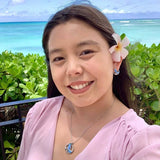 Opal Infinity Whale Tail Pendant Pendant Island by Koa Nani 