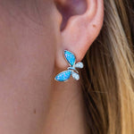 Opal Island Butterfly Earrings Earrings Island by Koa Nani 