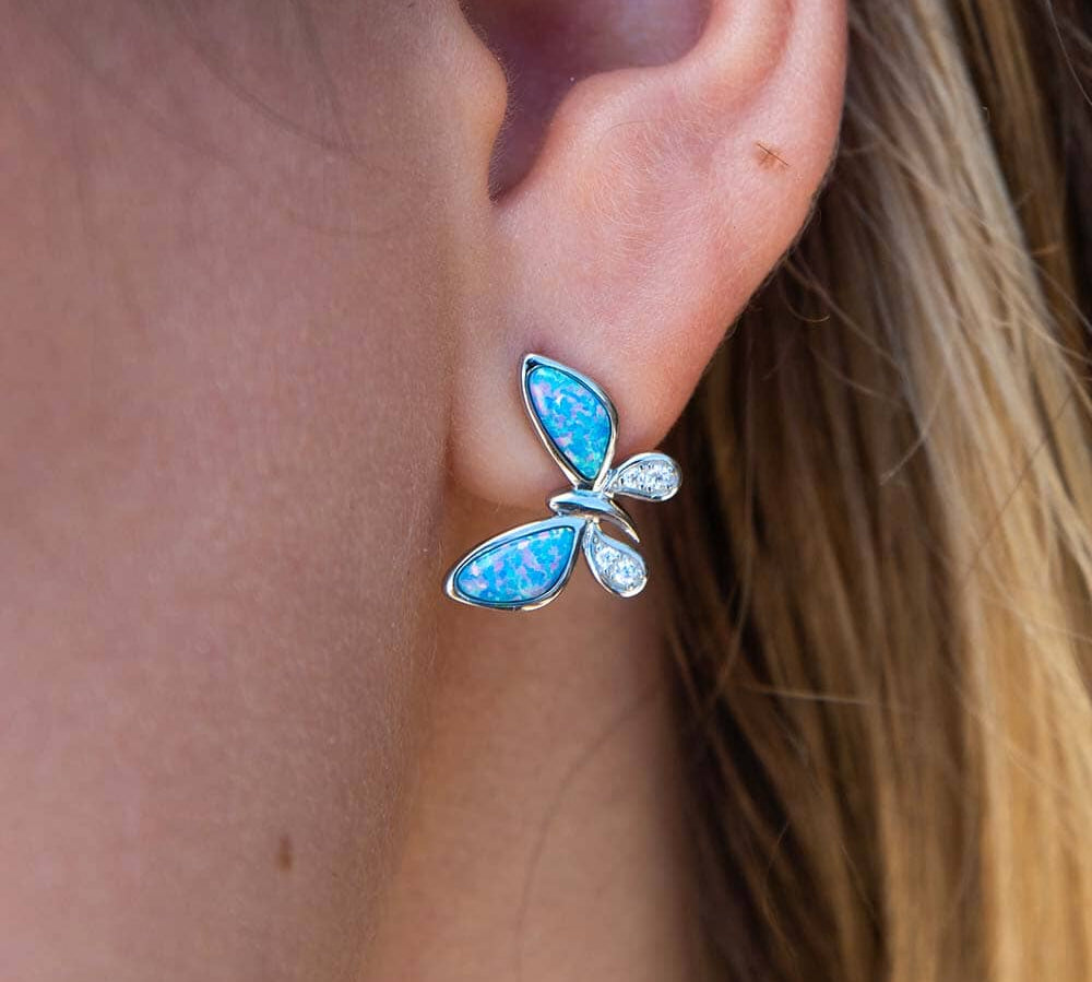 Opal Island Butterfly Earrings Earrings Island by Koa Nani 