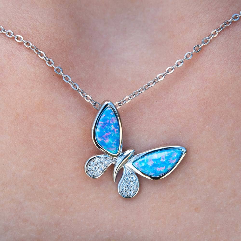 Opal Island Butterfly Pendant Pendant Island by Koa Nani 