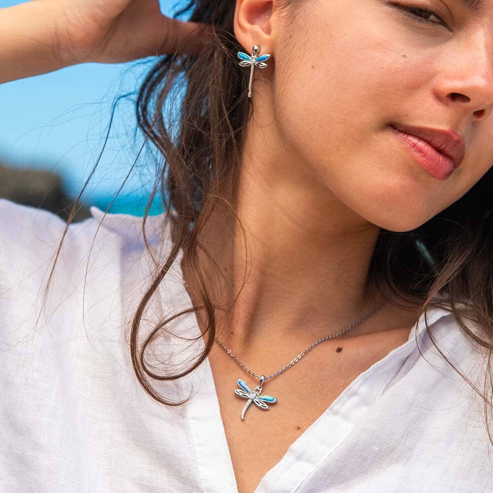 Opal Island Dragonfly Pendant Pendant Island by Koa Nani 