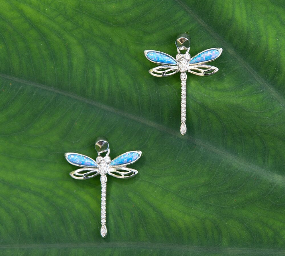 Opal Island Dragonfly Pendant & Earrings Set Other Island by Koa Nani 