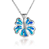 Opal Joyful Hibiscus Pendant Pendant Island by Koa Nani 