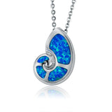 Opal Liilii Nautilus Shell Pendant Pendant Island by Koa Nani 