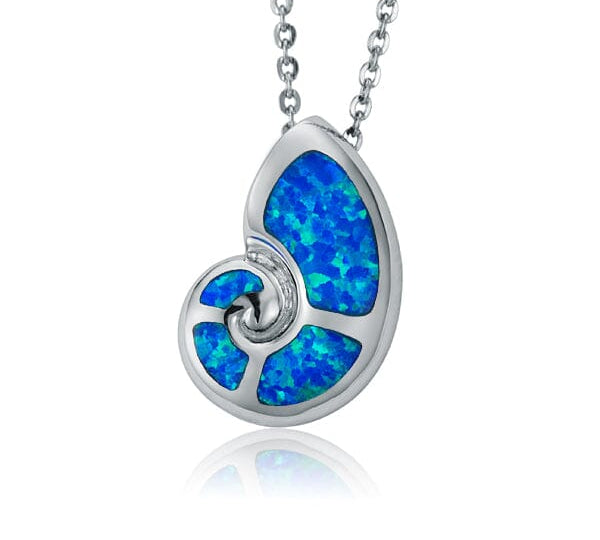 Opal Liilii Nautilus Shell Pendant Pendant Island by Koa Nani 