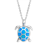 Opal Molokini Honu Pendant Pendant Island by Koa Nani 