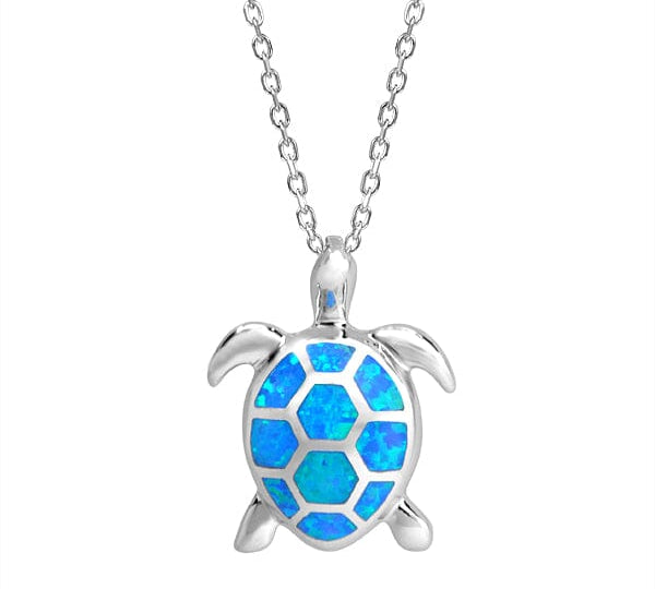 Opal Molokini Honu Pendant Pendant Island by Koa Nani 