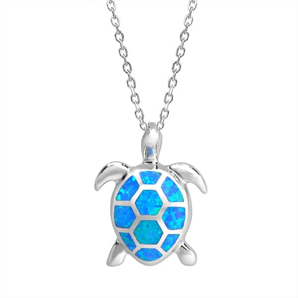 Opal Molokini Honu Pendant Pendant Island by Koa Nani 