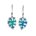 Opal Monstera Leaf Earrings Earrings Island by Koa Nani 