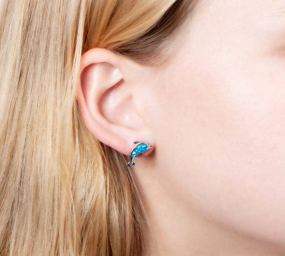 Opal Nai'a Earrings Pendant Island by Koa Nani 