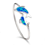 Opal Nai'a Lovers Bangle Bangle Island by Koa Nani 