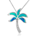 Opal Palm Tree Pendant Pendant Island by Koa Nani Large 