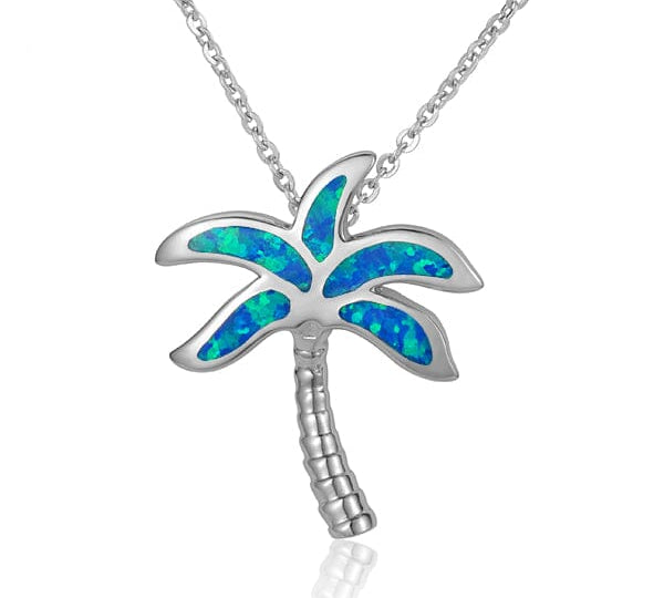 Opal Palm Tree Pendant Pendant Island by Koa Nani Small 