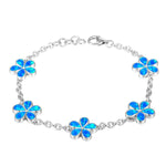 Opal Plumeria Charm Bracelet Bracelet Island by Koa Nani 