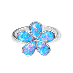 Opal Plumeria Ring Ring Island by Koa Nani 