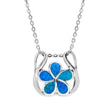 Opal Plumeria Treasure Pendant Pendant Island by Koa Nani 