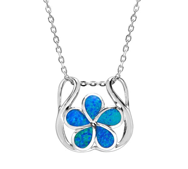 Opal Plumeria Treasure Pendant Pendant Island by Koa Nani 