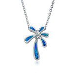 Opal Retro Palm Tree Pendant Pendant Island by Koa Nani Small 