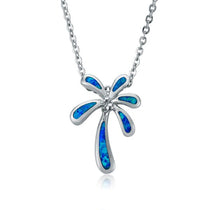 Opal Retro Palm Tree Pendant Pendant Island by Koa Nani Small 