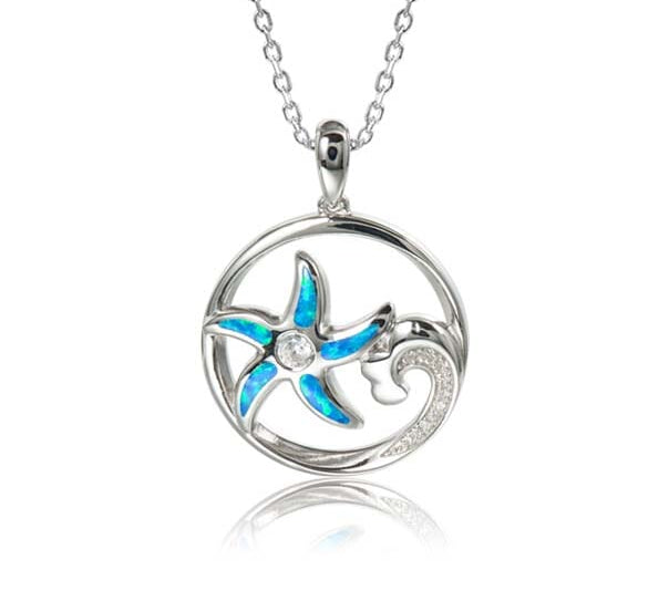 Opal Starfish Kai Pendant Pendant Island by Koa Nani 