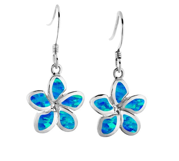 Opal Sunrise Plumeria Earrings Earrings Island by Koa Nani 