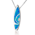 Opal Surfboard Pendant Pendant Island by Koa Nani Small 