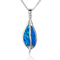 Opal Ti Leaf Pendant Pendant Island by Koa Nani 