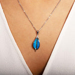 Opal Ti Leaf Pendant Pendant Island by Koa Nani 