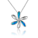 Opal Tiare Flower Pendant Pendant Island by Koa Nani Small 