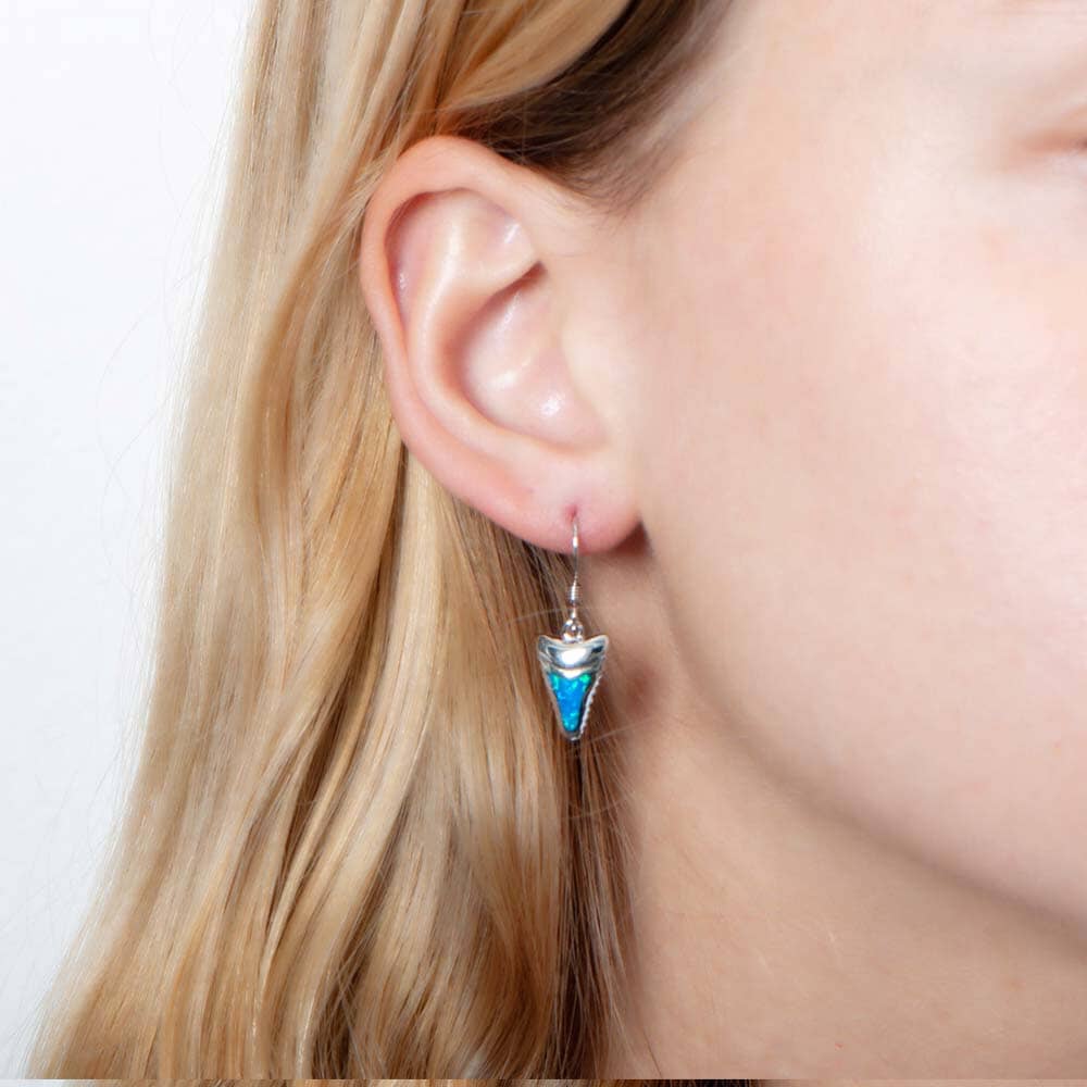 Opal Warrior Mano Tooth Earrings Earrings Island by Koa Nani 