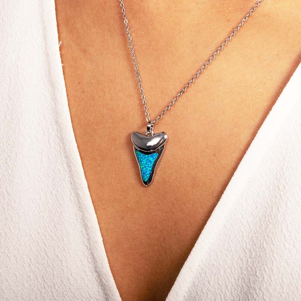 Opal Warrior Mano Tooth Pendant Pendant Island by Koa Nani 