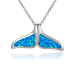 Opal Whale Tail Pendant Pendant Island by Koa Nani Large 