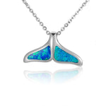 Opal Whale Tail Pendant Pendant Island by Koa Nani Small 