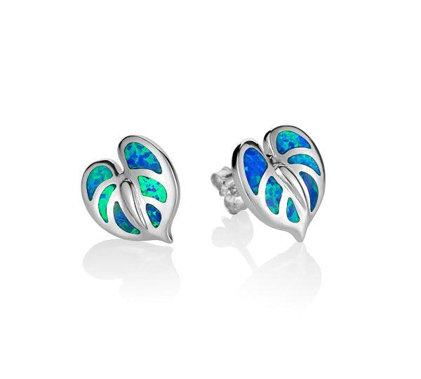 Opalite Anthurium Earrings Earrings Island by Koa Nani 