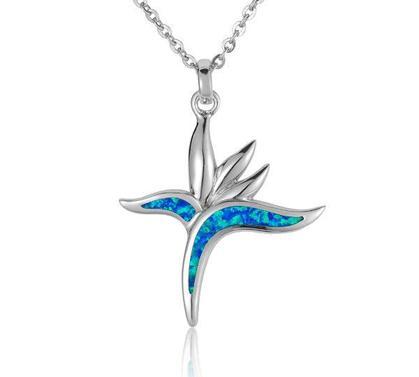 Opalite Bird of Paradise Pendant Pendant Island by Koa Nani 