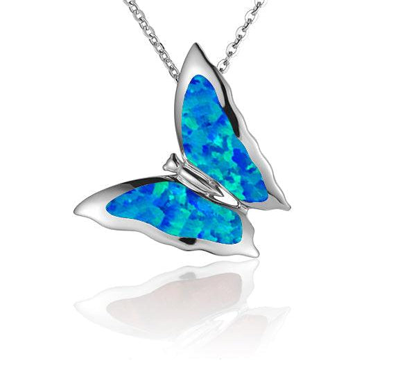 Opalite Butterfly Pendant Pendant Island by Koa Nani 