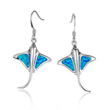 Opalite Eagle Ray Earrings Earrings Island by Koa Nani 