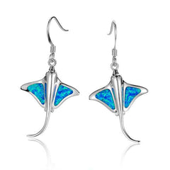 Opalite Eagle Ray Earrings Earrings Island by Koa Nani 