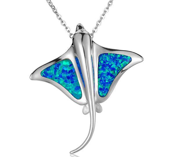 Opalite Eagle Ray Pendant Pendant Island by Koa Nani 