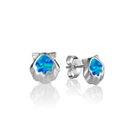 Opalite Flat Shell Earrings Earrings Island by Koa Nani 