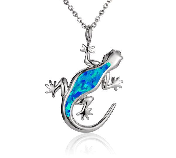 Opalite Gecko Pendant Pendant Island by Koa Nani 