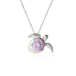 Opalite Hatchling Honu Pendant Pendant Island by Koa Nani 