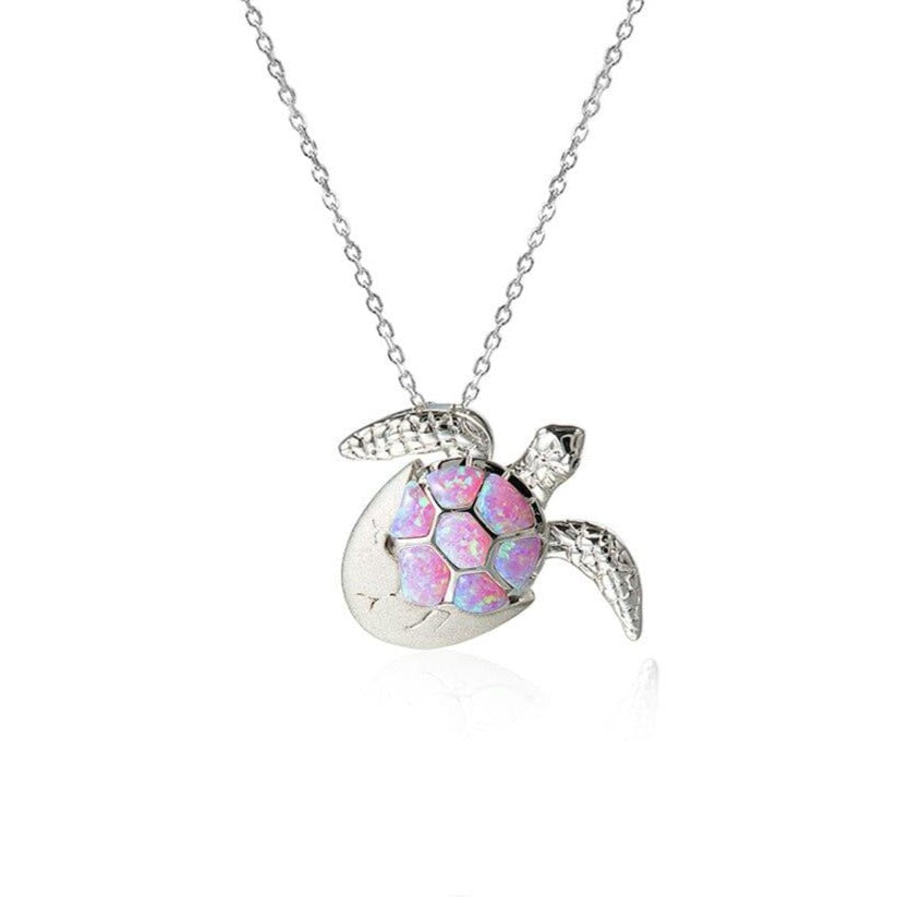 Opalite Hatchling Honu Pendant Pendant Island by Koa Nani 