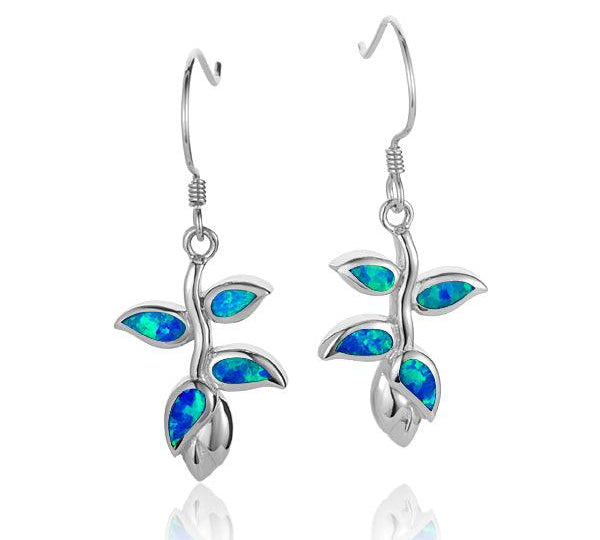 Opalite Heliconia Earrings Earrings Island by Koa Nani 